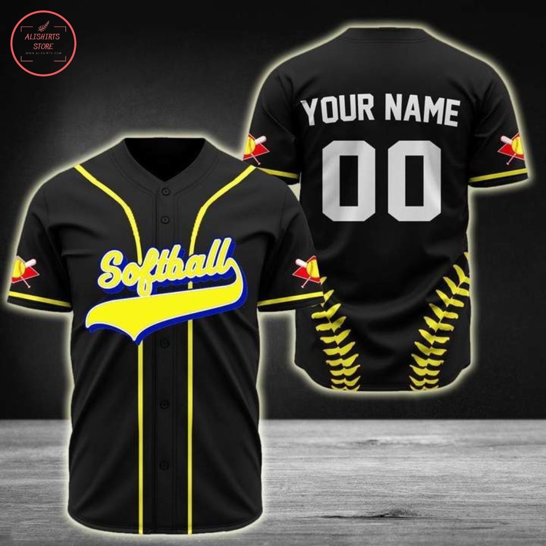 Softball Personalized Baseball Jersey