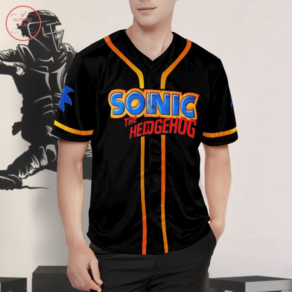 Sonic The Hedgehog Baseball Jersey