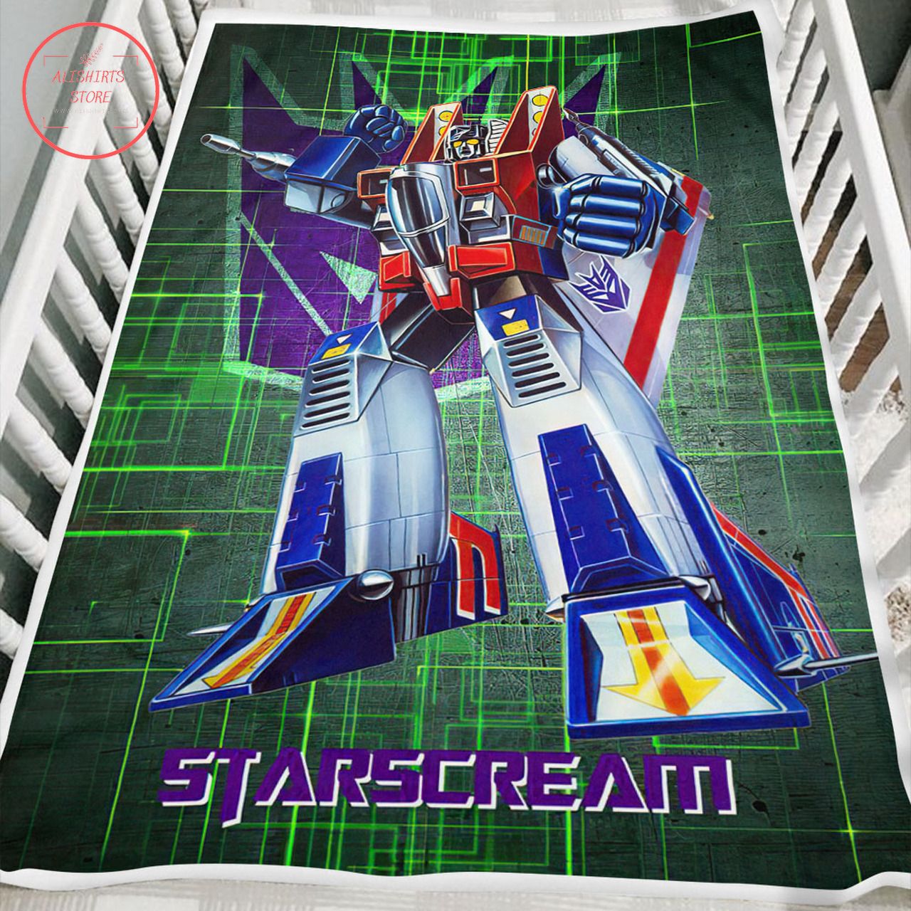 Starscream Transformers Bedding Set