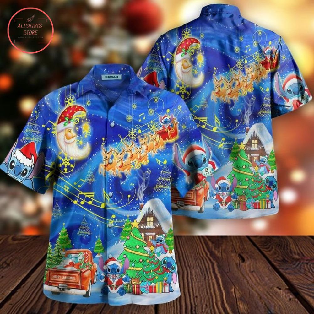 Stitch Noel Christmas Hawaiian Shirt