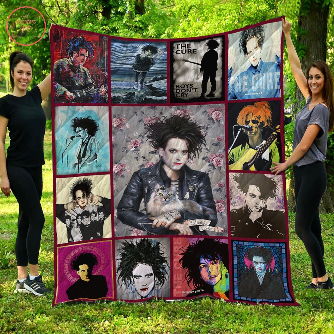 The Cure Rock Band Quilt Blanket