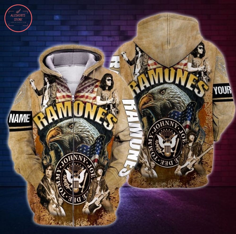 The Ramones All Over Printed Hoodie