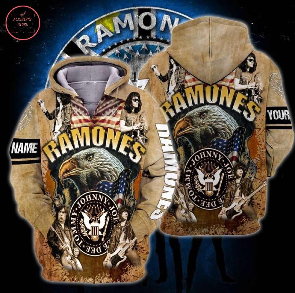 The Ramones All Over Printed Hoodie