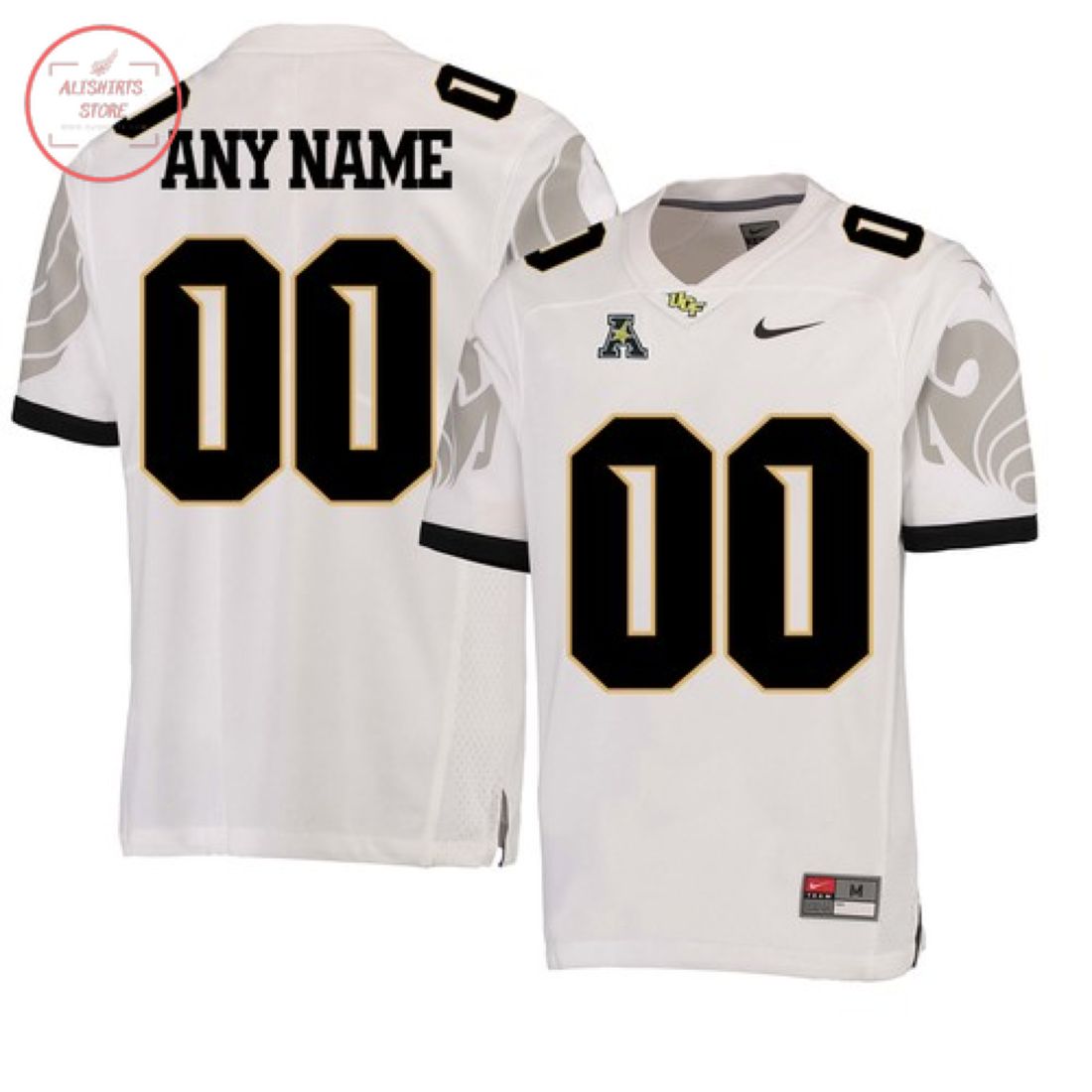 UCF Knights Custom White Football Jersey