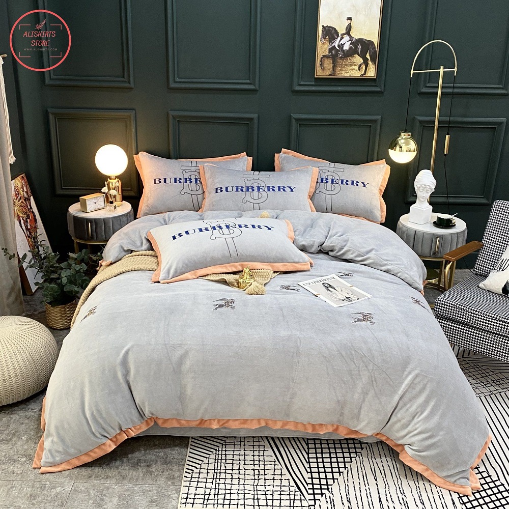 Luxury Burberry London Bedroom Set Bedding Sets