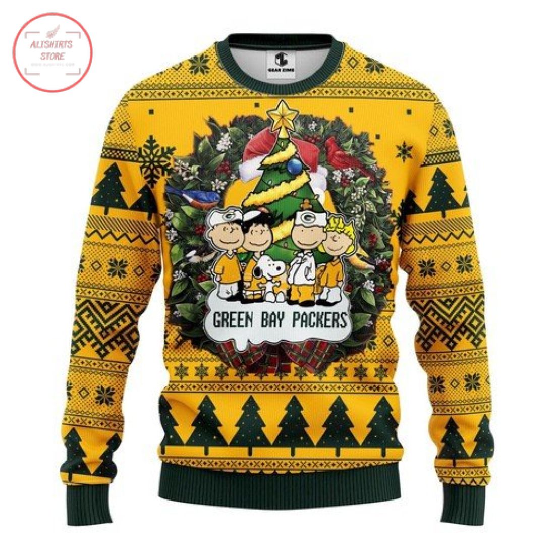 Nfl Green Bay Packers Skull Christmas Sweater