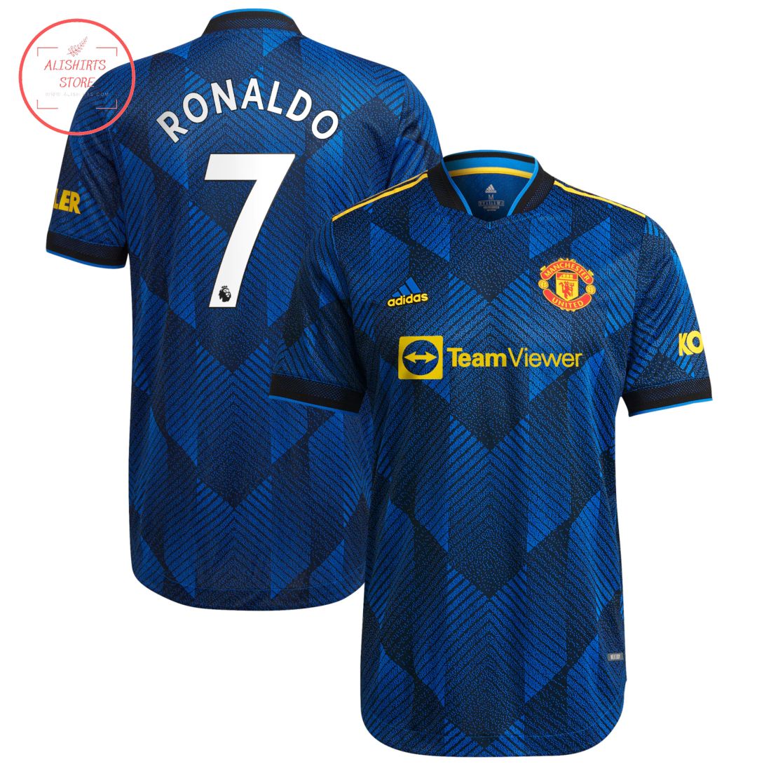 Cristiano Ronaldo Manchester United 2021/22 Home Away Player Jersey