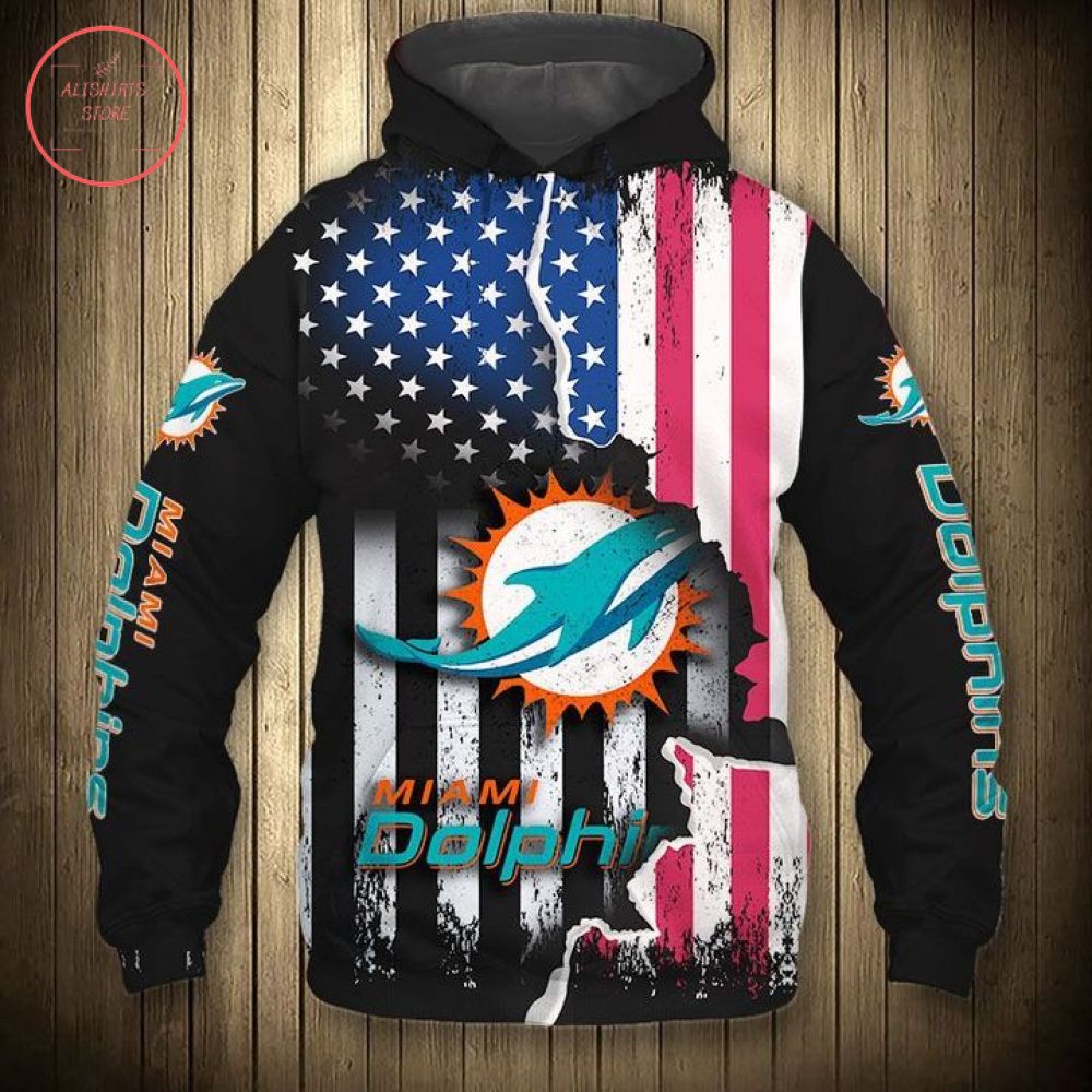 American Miami Dolphins Christmas Hoodie