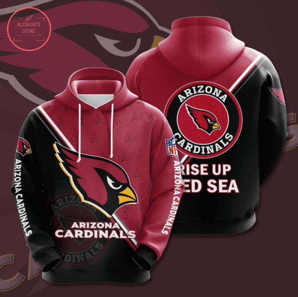 Arizona Cardinals Red Sea NFL 3D Hoodie