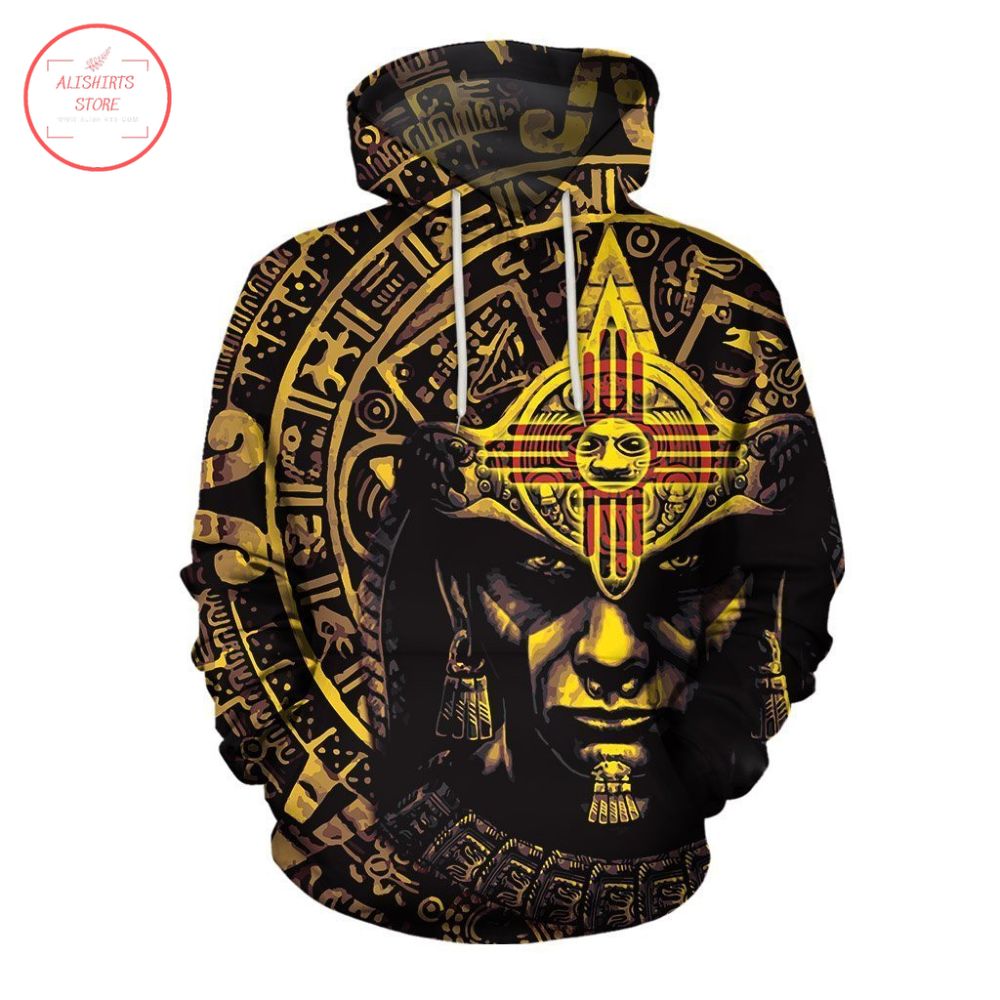 Aztec Warrior Mexican 3D Hoodie