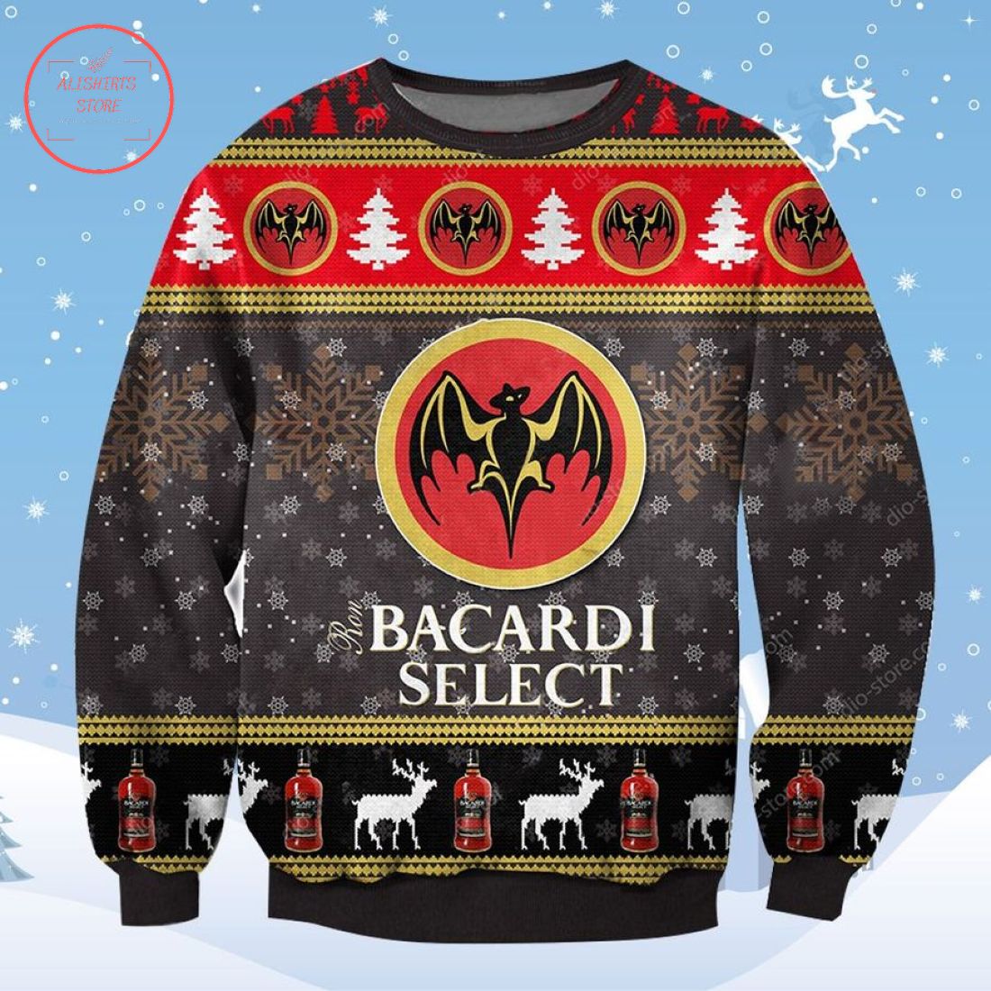 Bacardi Select Ugly Christmas Sweater