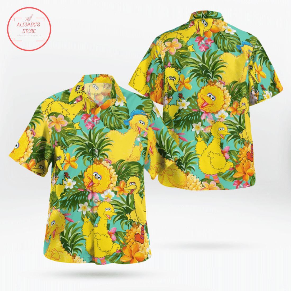 Big Bird Tropical Hawaiian Shirt