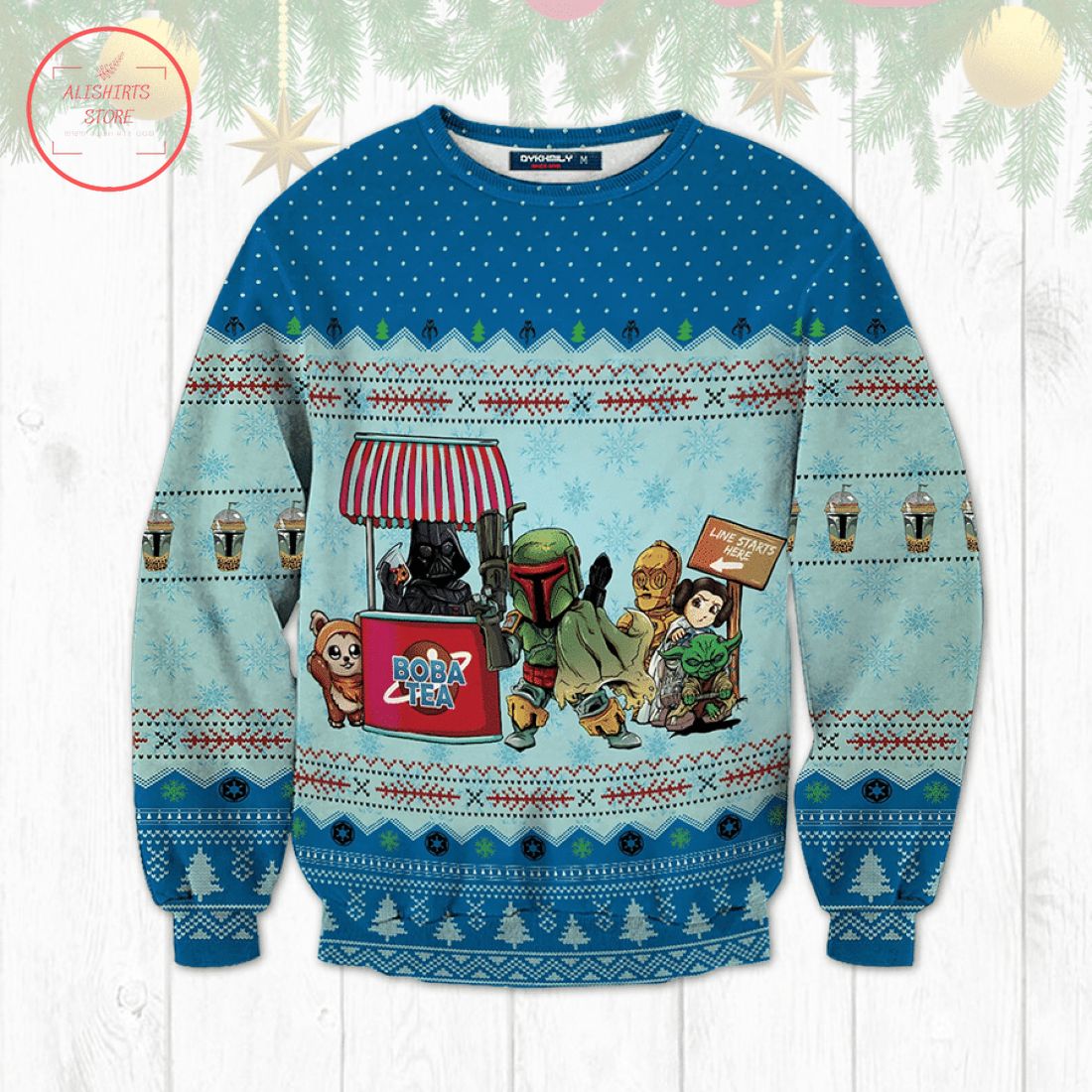 Boba Fett Star Wars Ugly Christmas Sweater