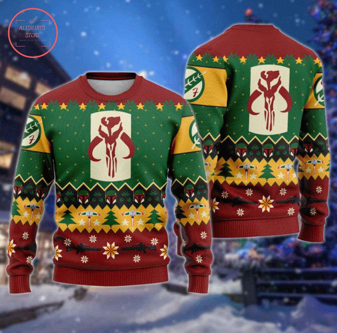Boba Star Wars Ugly Christmas Sweater