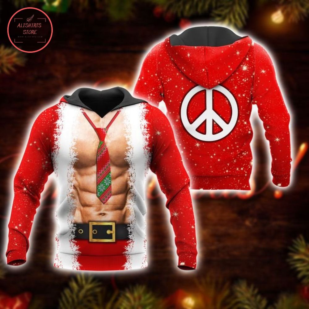 Body Of Santa Claus Christmas 3D Hoodie