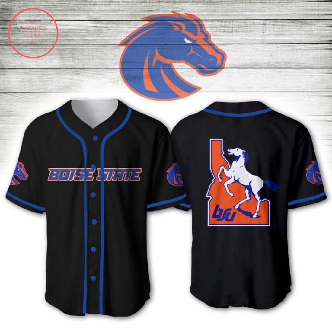 Boise State Jackets NCAA Baseball Jersey