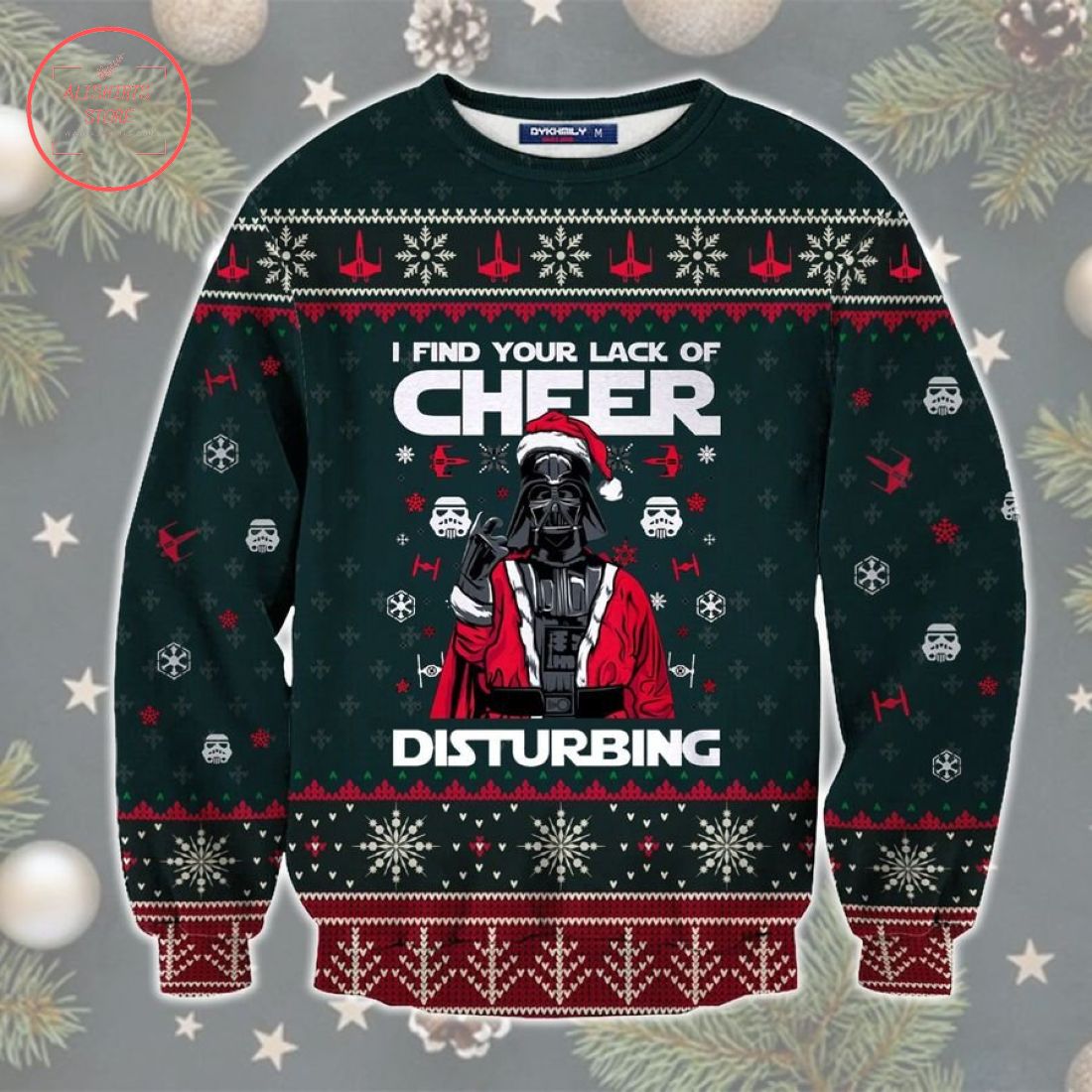 Cheer Disturbing Star Wars Ugly Christmas Sweater