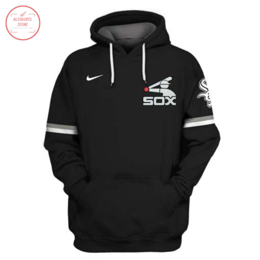 Chicago White Sox Black Personalized Hoodie 3d