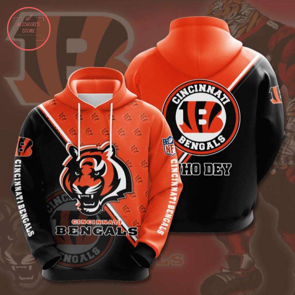 Cincinnati Bengals NFL 3D Hoodie