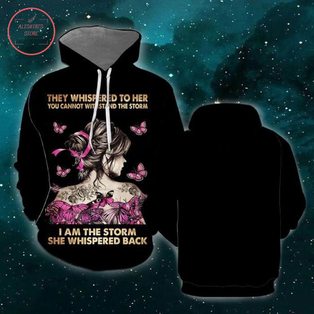 Color Girl Breast Cancer Awareness Hoodie