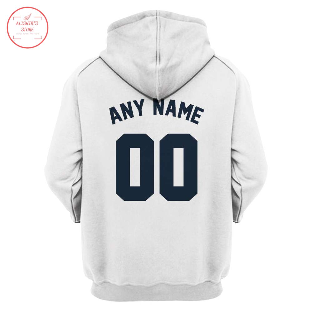 Detroit Tigers White Personalized Hoodie 3d