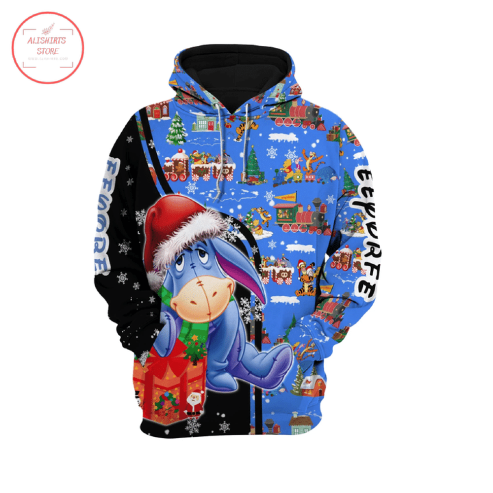 Donkey Winnie the Pooh Christmas Hoodie