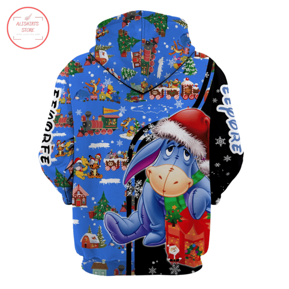 Donkey Winnie the Pooh Christmas Hoodie