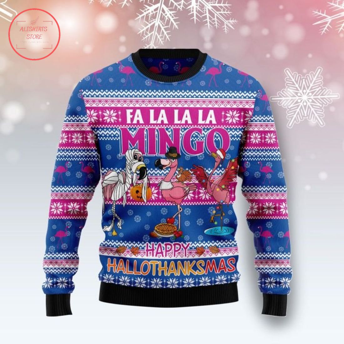 Fa La La La Mingo Ugly Christmas Sweater