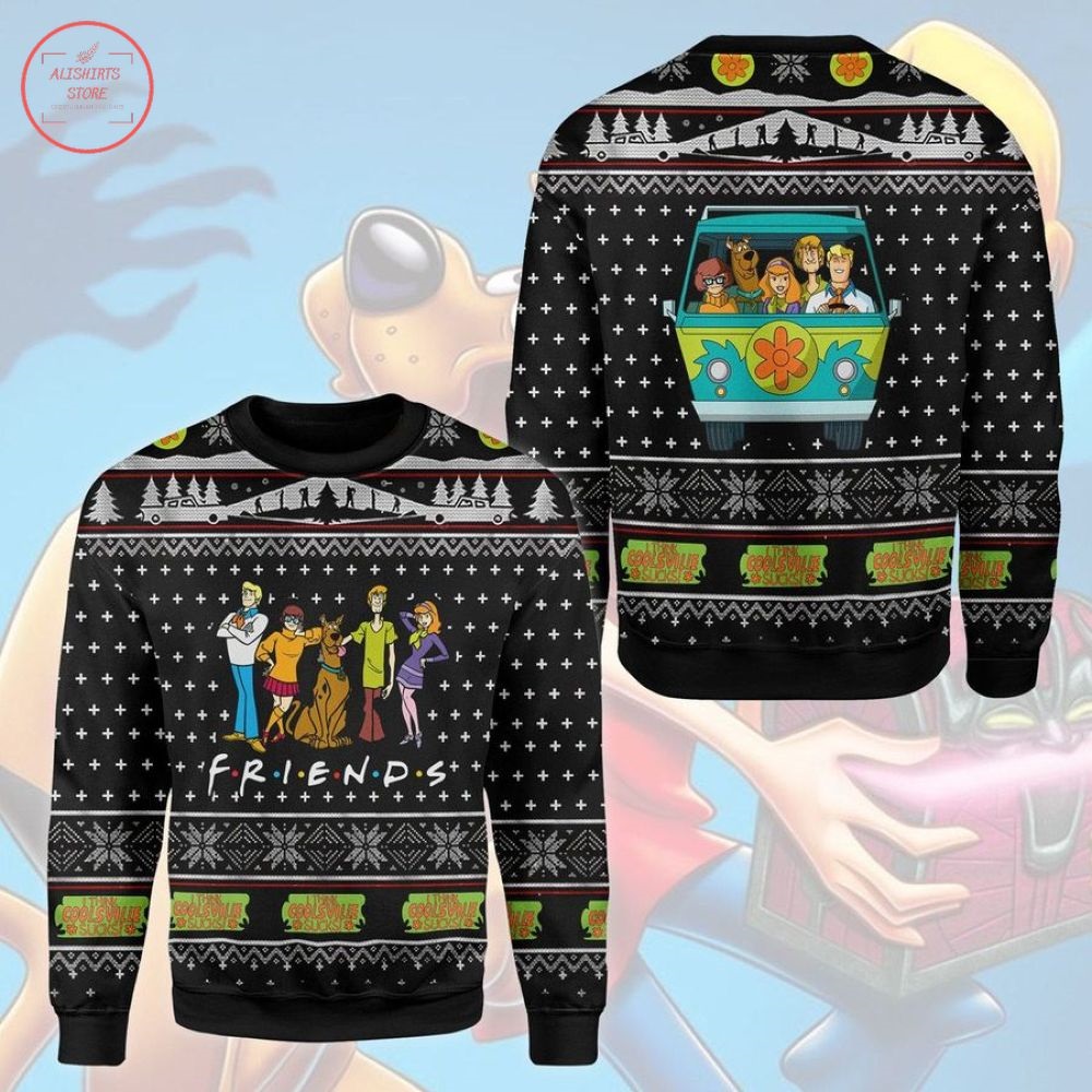 Friends Scooby Doo Ugly Christmas Sweater