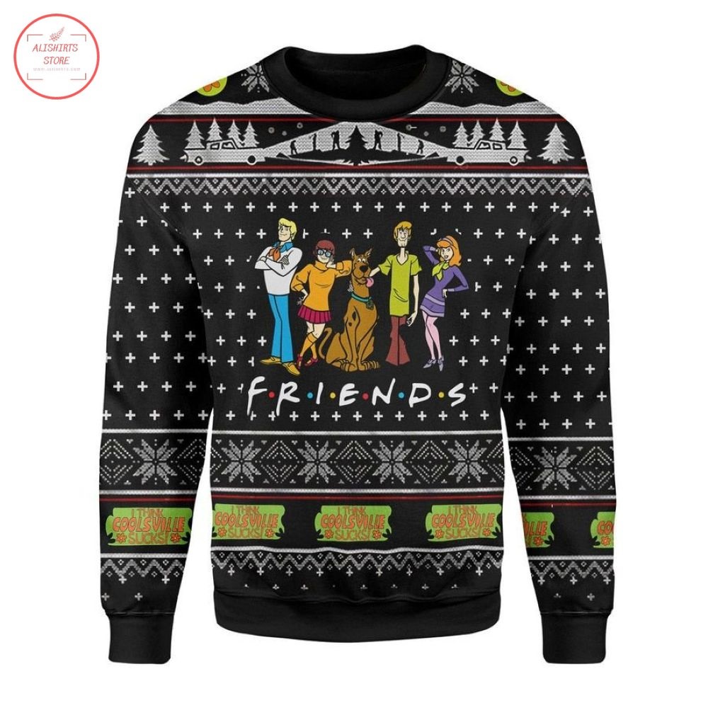 Friends Scooby Doo Ugly Christmas Sweater