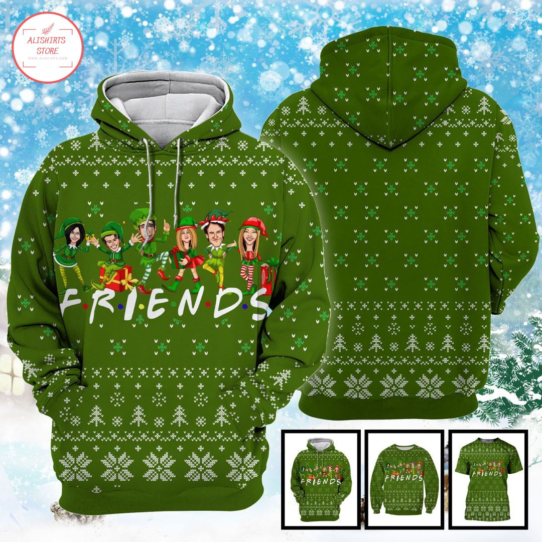 Friends With Christmas 3D Hoodie