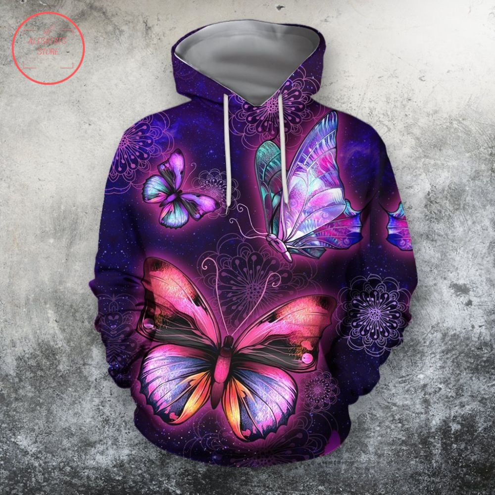 Galaxy Butterfly 3D Hoodie