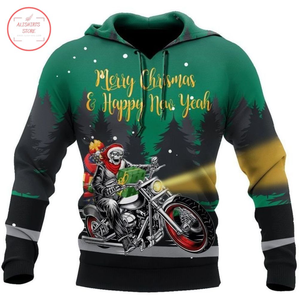 Ghost Rider in Christmas Hoodie