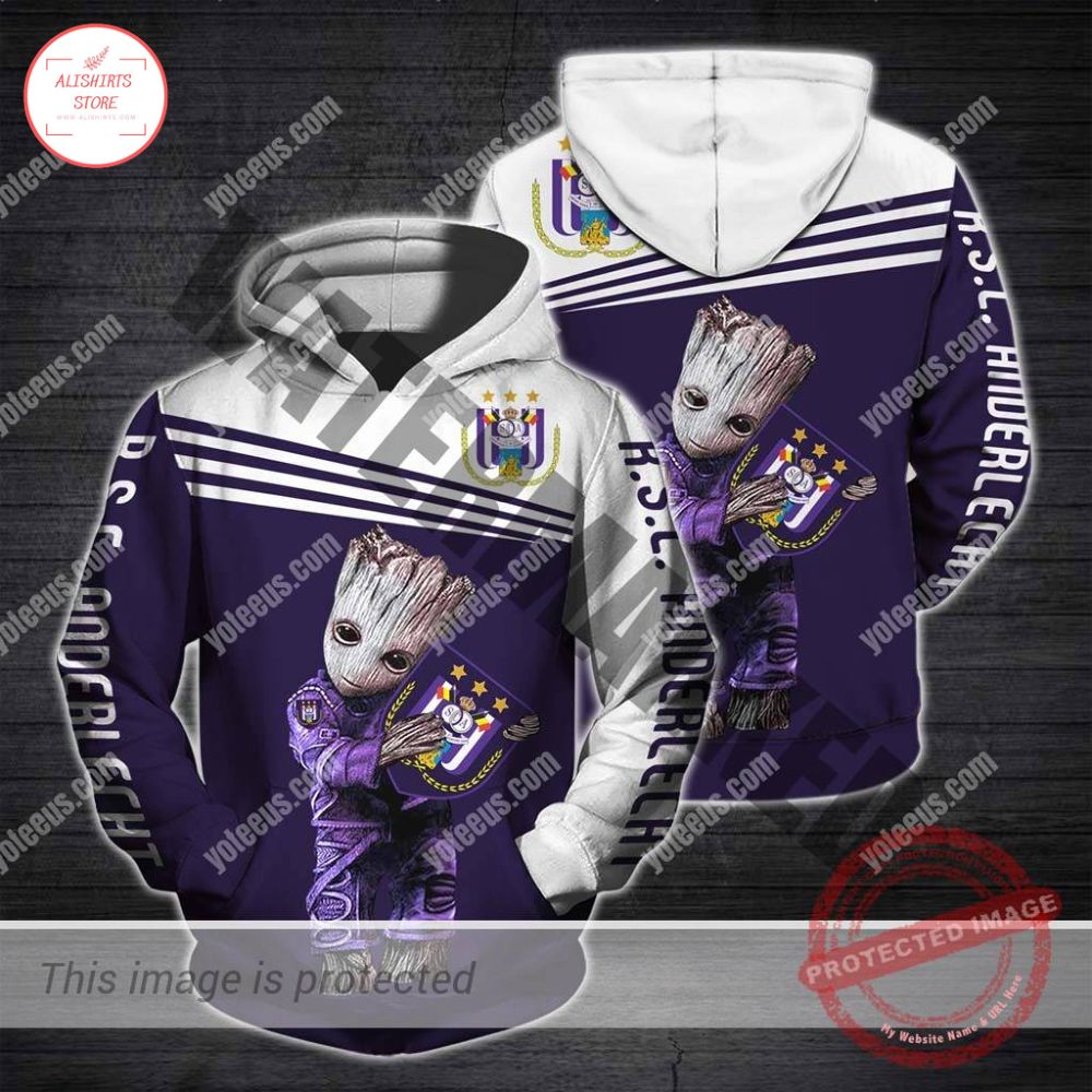 Groot Hug Anderlecht FC Hoodie 3d