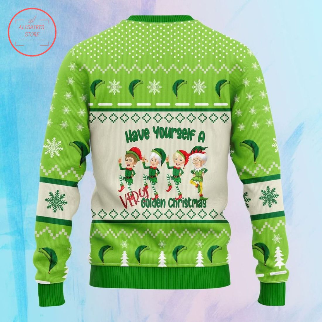 Have Yourself a Very Golden Ugly Christmas Sweater