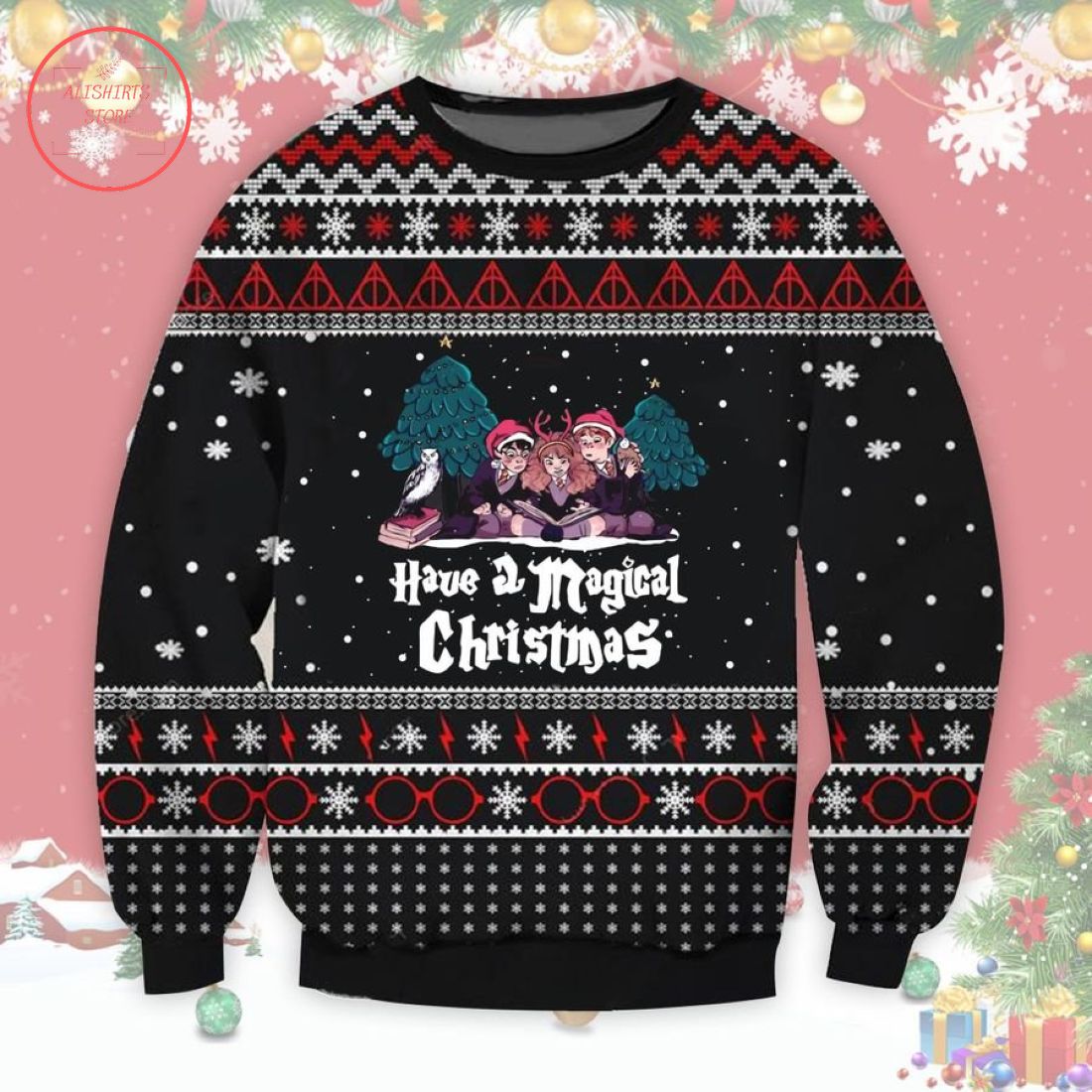 Have a Magical Xmas Ugly Christmas Sweater