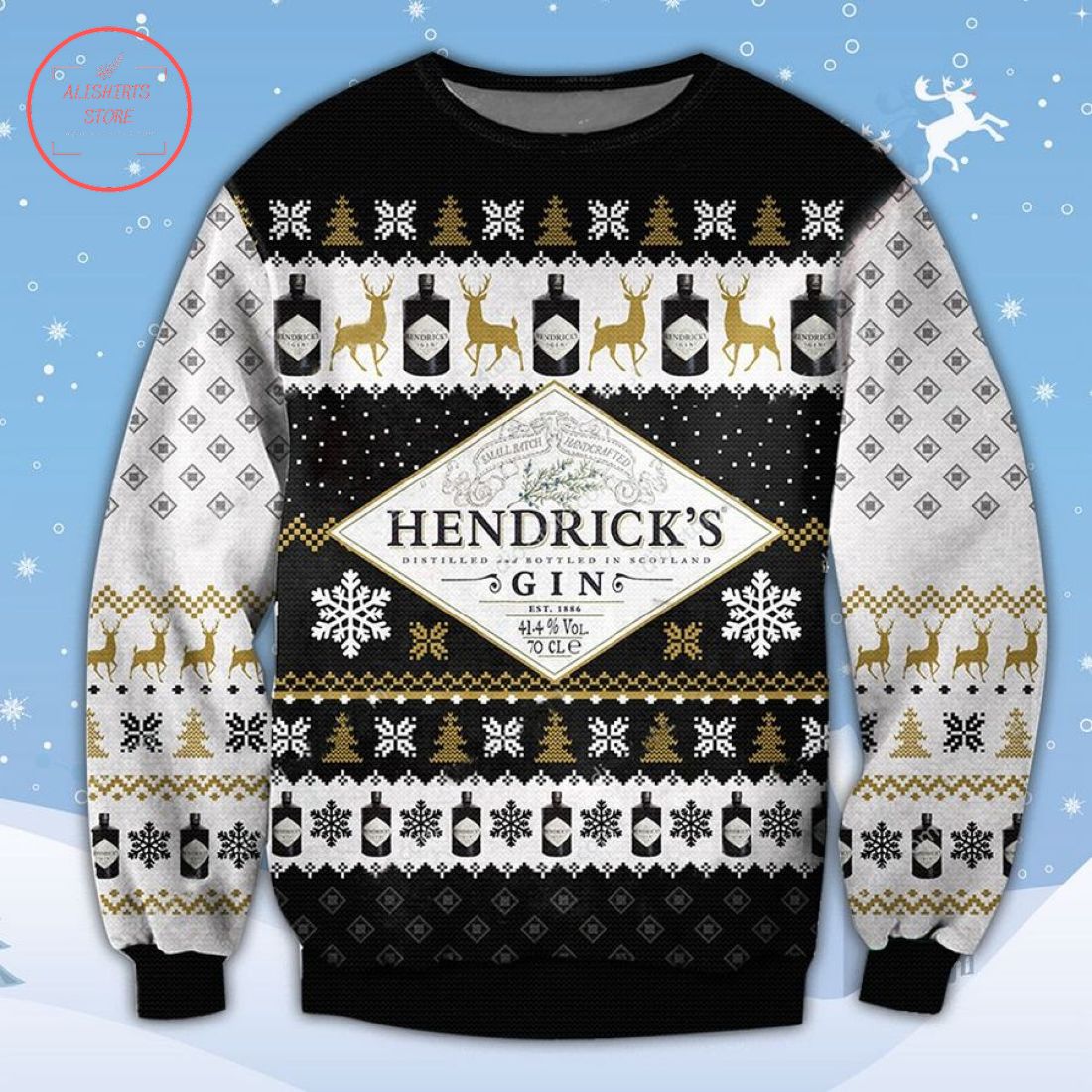 Hendricks Gin Ugly Christmas Sweater