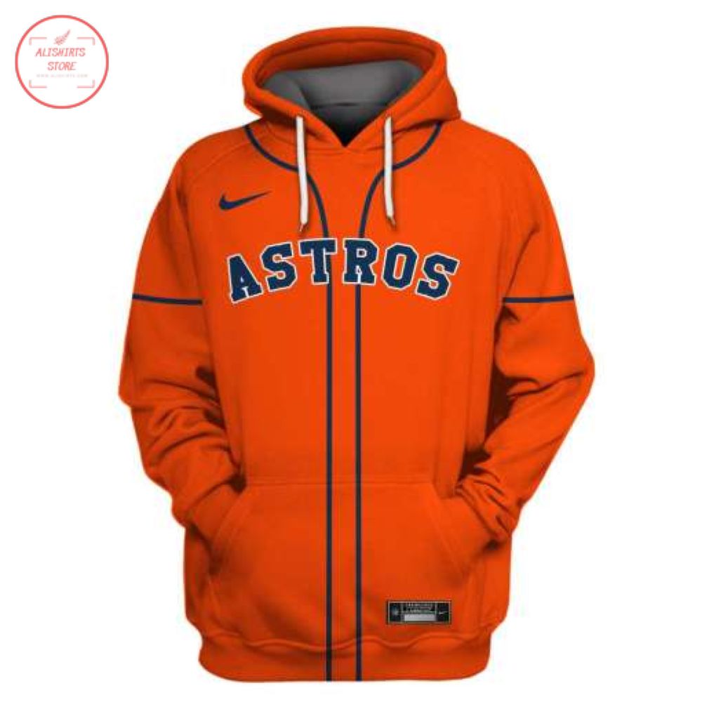 Houston Astros Orange Personalized Hoodie 3d