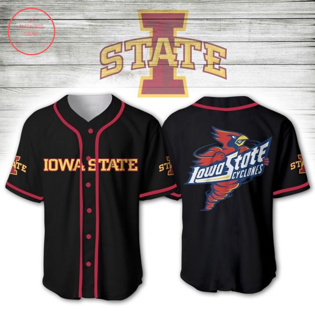 Iowa State Cyclones NCAA Baseball Jersey