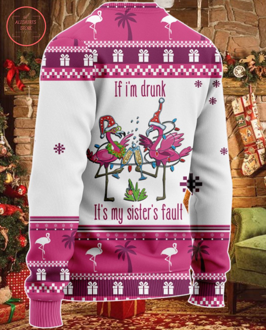 It's My Sister Fault Christmas 2021 Ugly Sweater