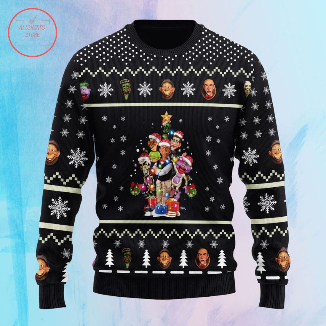 Jeff Dunham Ugly Christmas Sweater