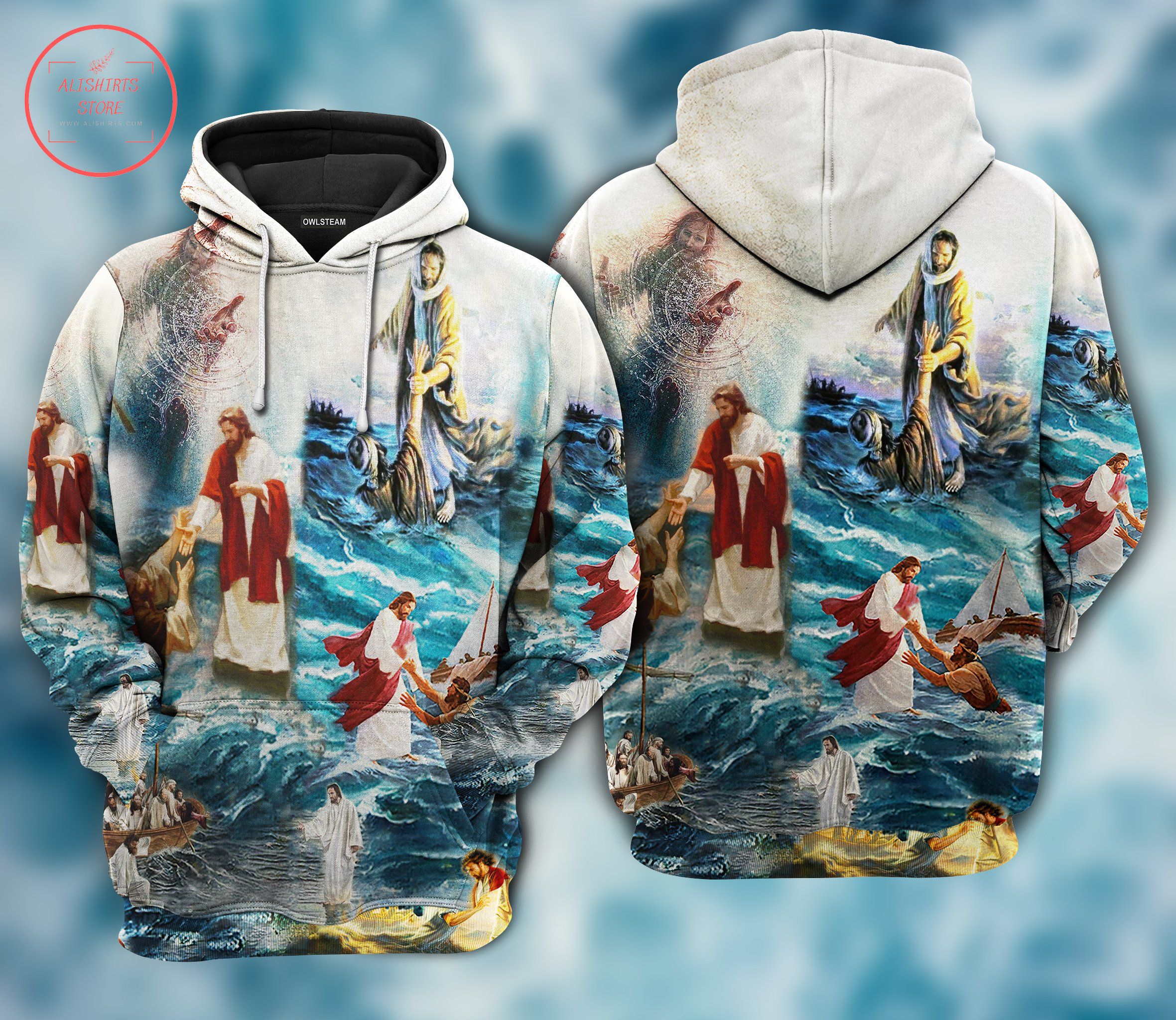 Jesus Saved My Life 3D Hoodie