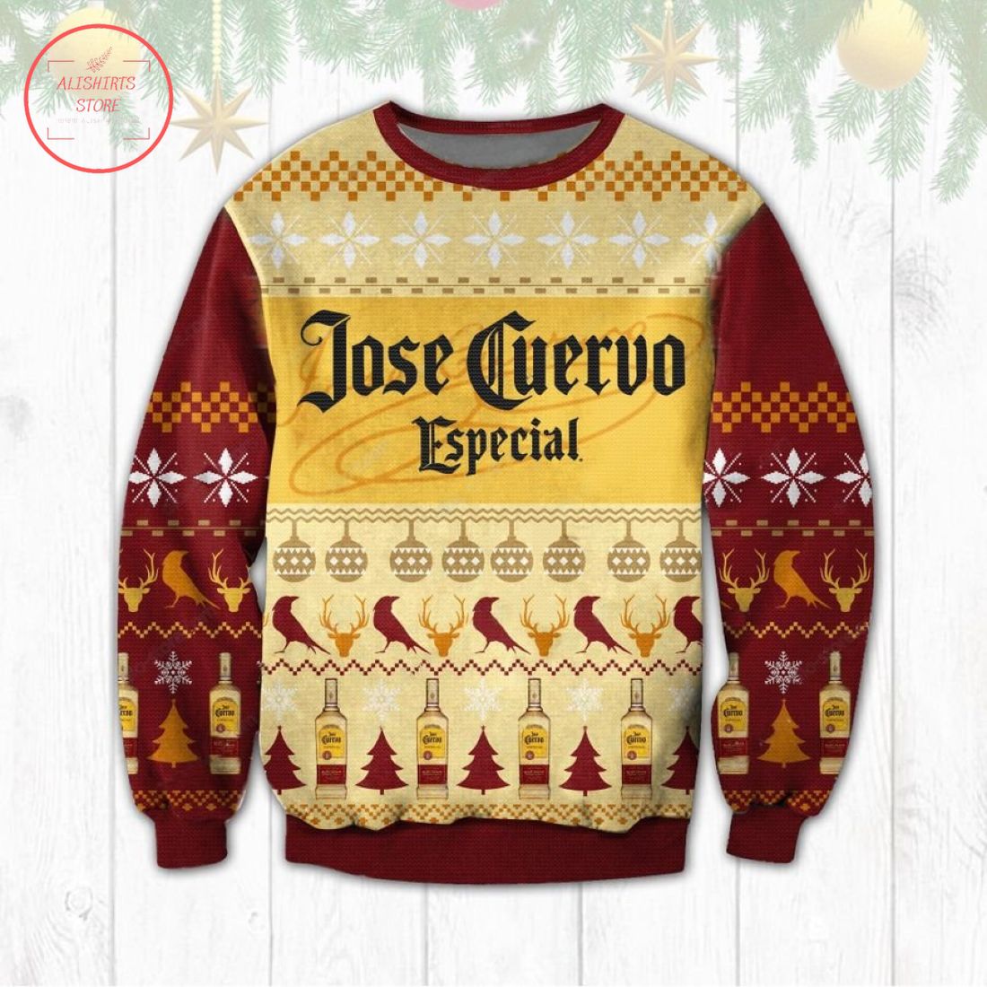 Jose Cuervo Especial Ugly Christmas Sweater