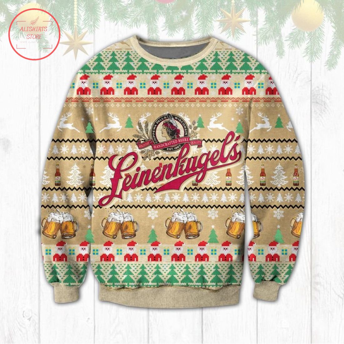 Leinenkugel's Beer Ugly Christmas Sweater