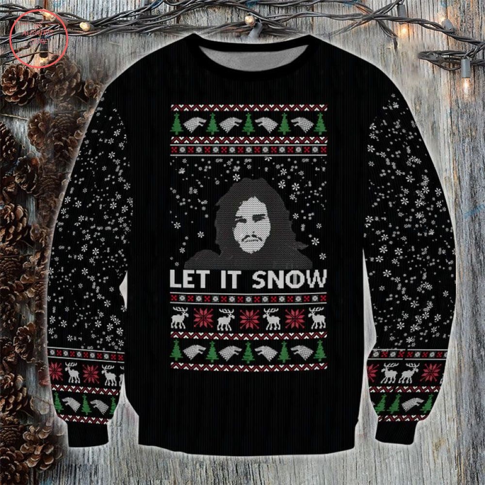 Let It Snow Game Of Thrones Ugly Christmas Sweater