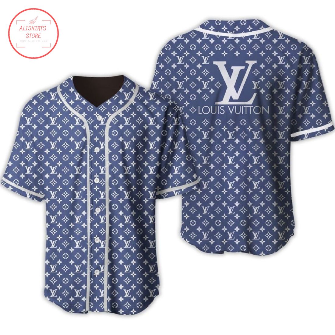 Louis Vuitton Luxury Brand Baseball Jersey