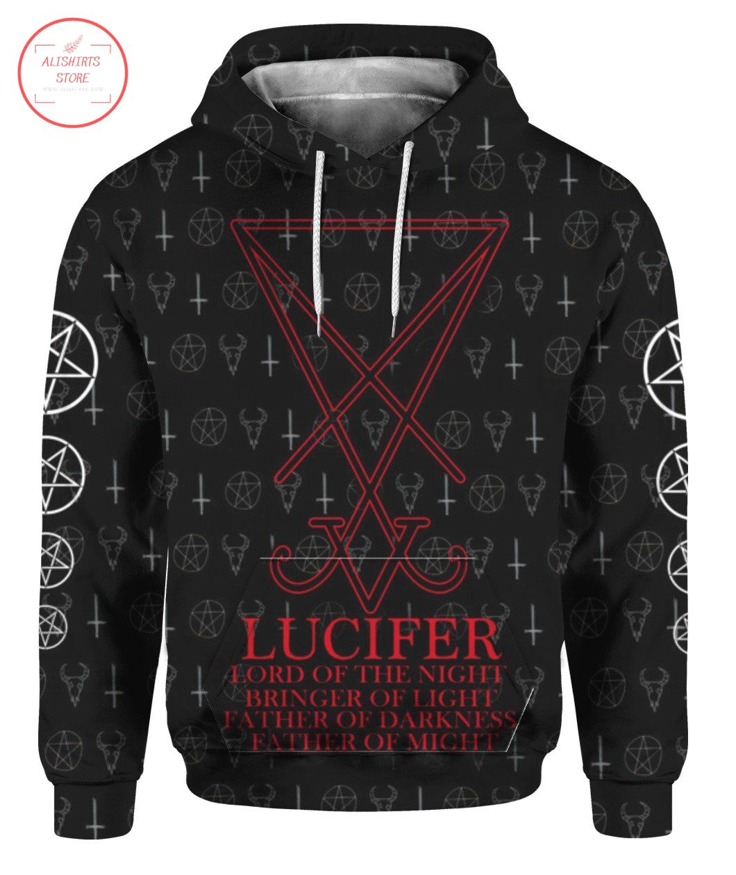 Lucifer Lord of the Night 3D Hoodie