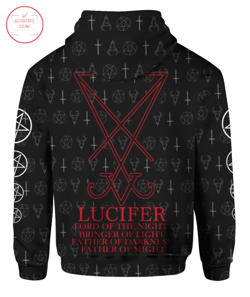 Lucifer Lord of the Night 3D Hoodie