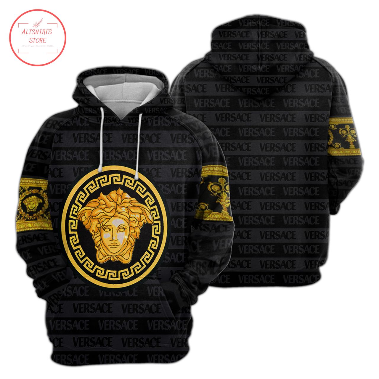 Luxury Versace Gold Hoodie