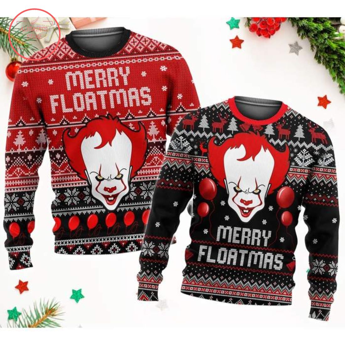 Merry Floatmas Ugly Christmas Sweater